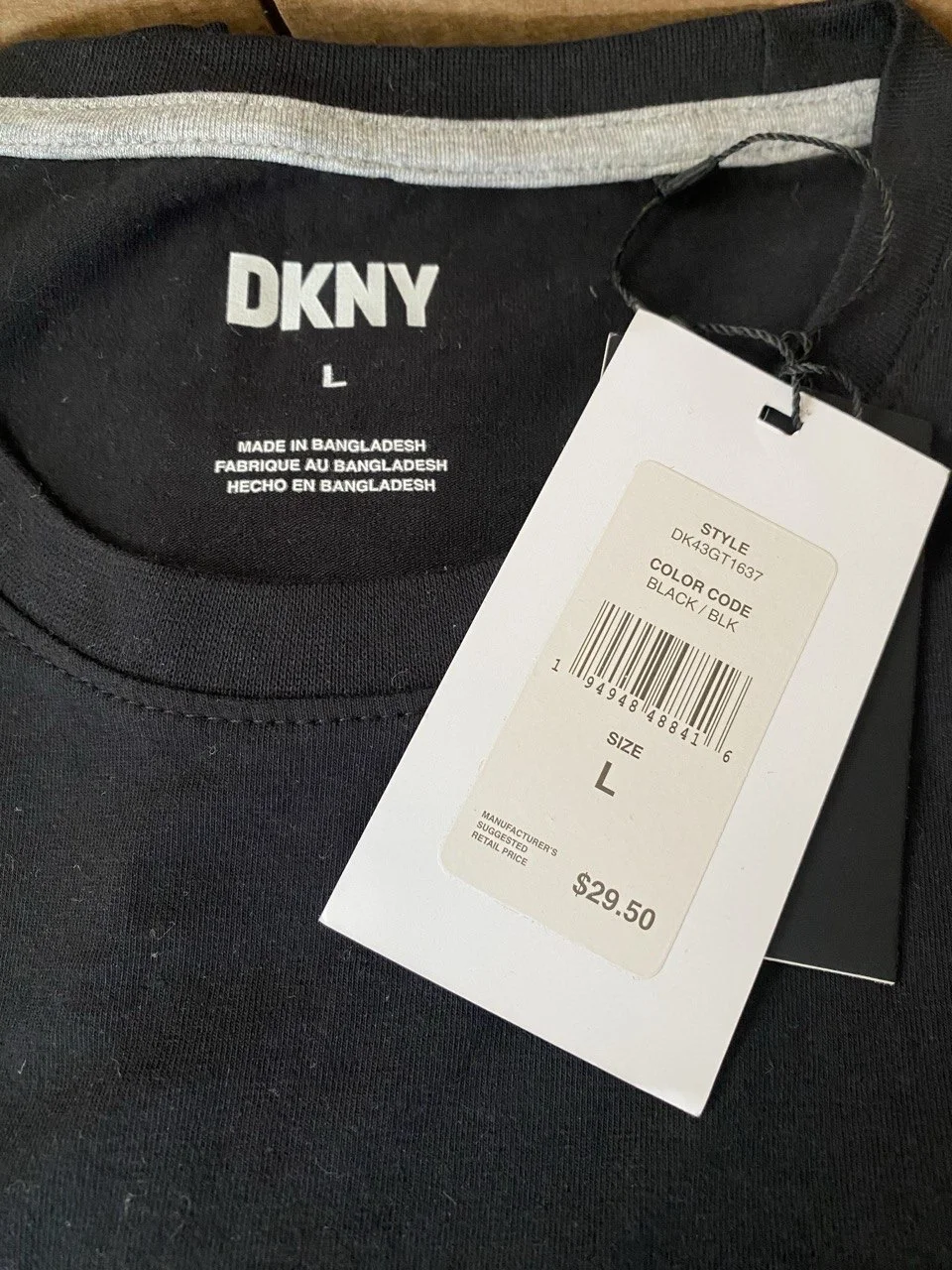 Футболка мужская DKNY - миниатюра 3