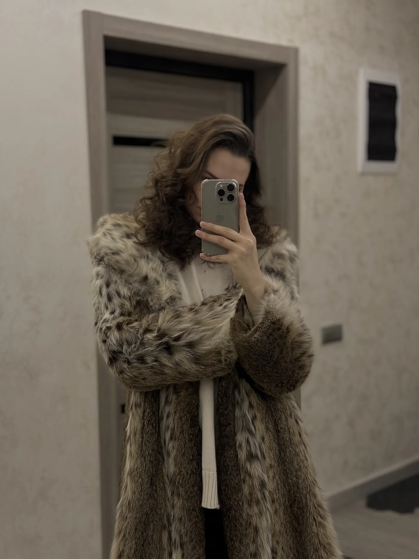 Шуба из брюшек канадской рыси Nafa Northern - изображение 1