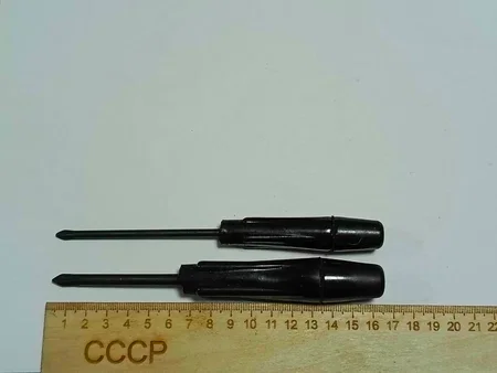 Отвертки крестовые 160 №1 и №2 - 2 шт, СССР - миниатюра 5