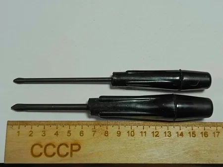 Отвертки крестовые 160 №1 и №2 - 2 шт, СССР - миниатюра 7