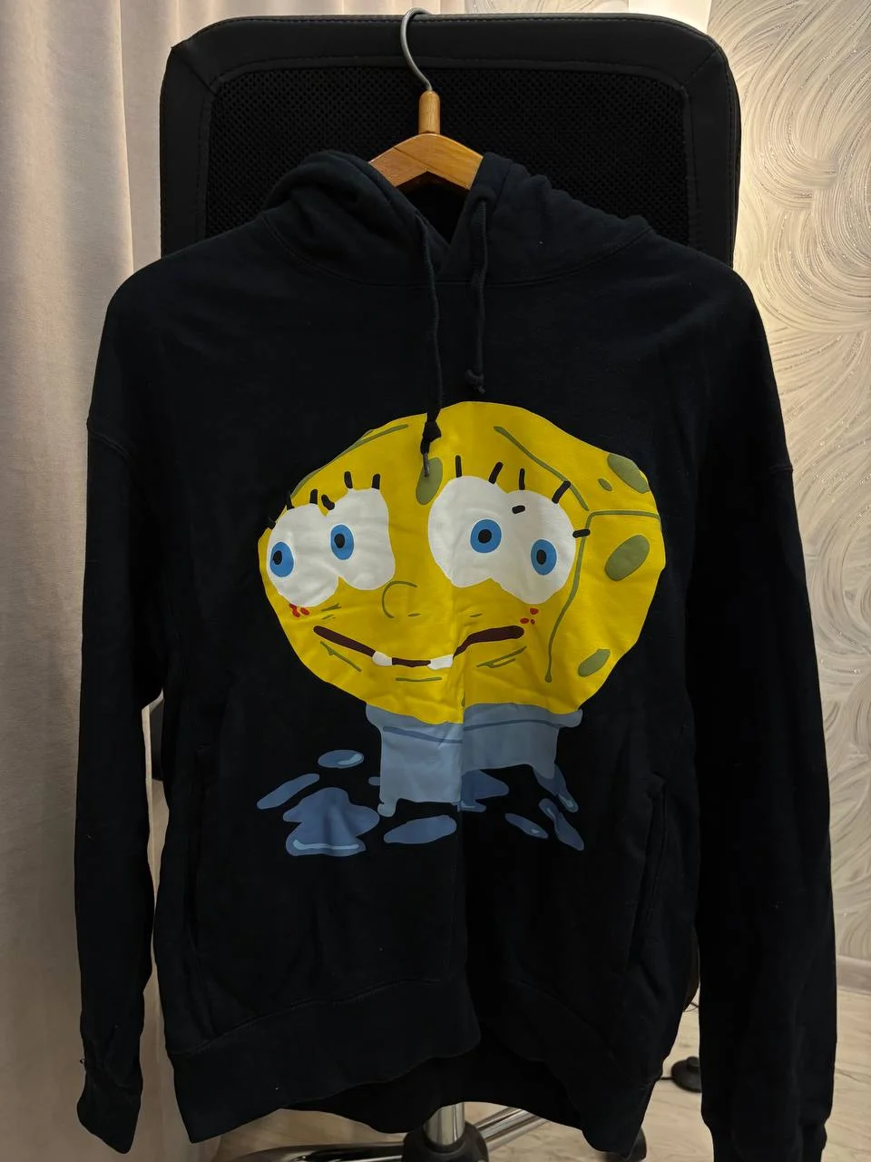 Худи uniqlo x cpfm x SpongeBob 'Black' оригинал - изображение 1