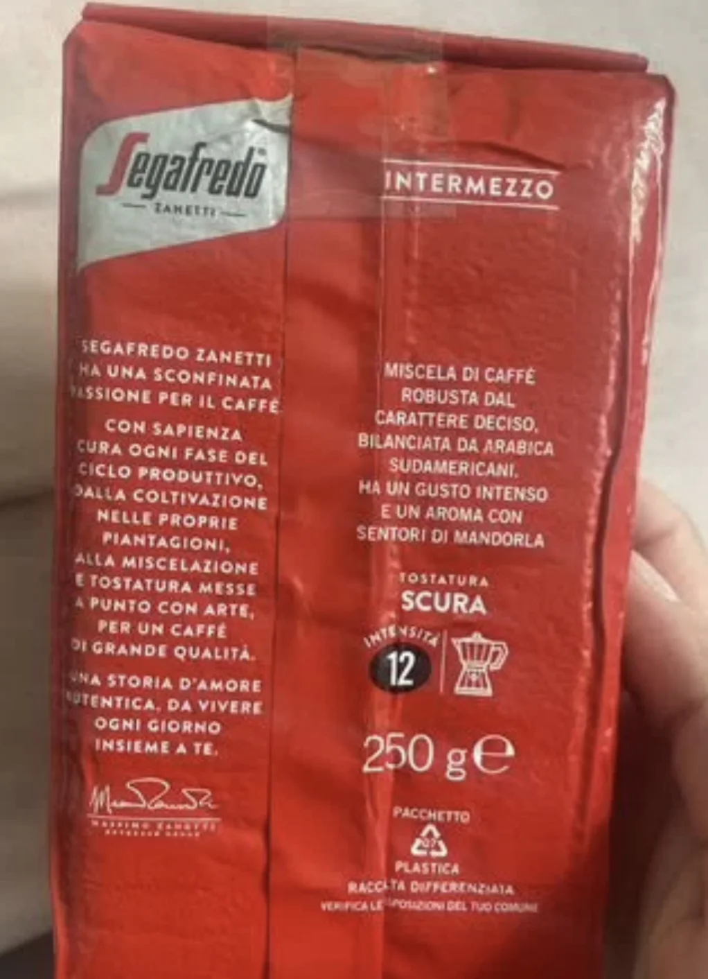 Италия кофе Segafredo Zanetti Intermesso 12 - миниатюра 3