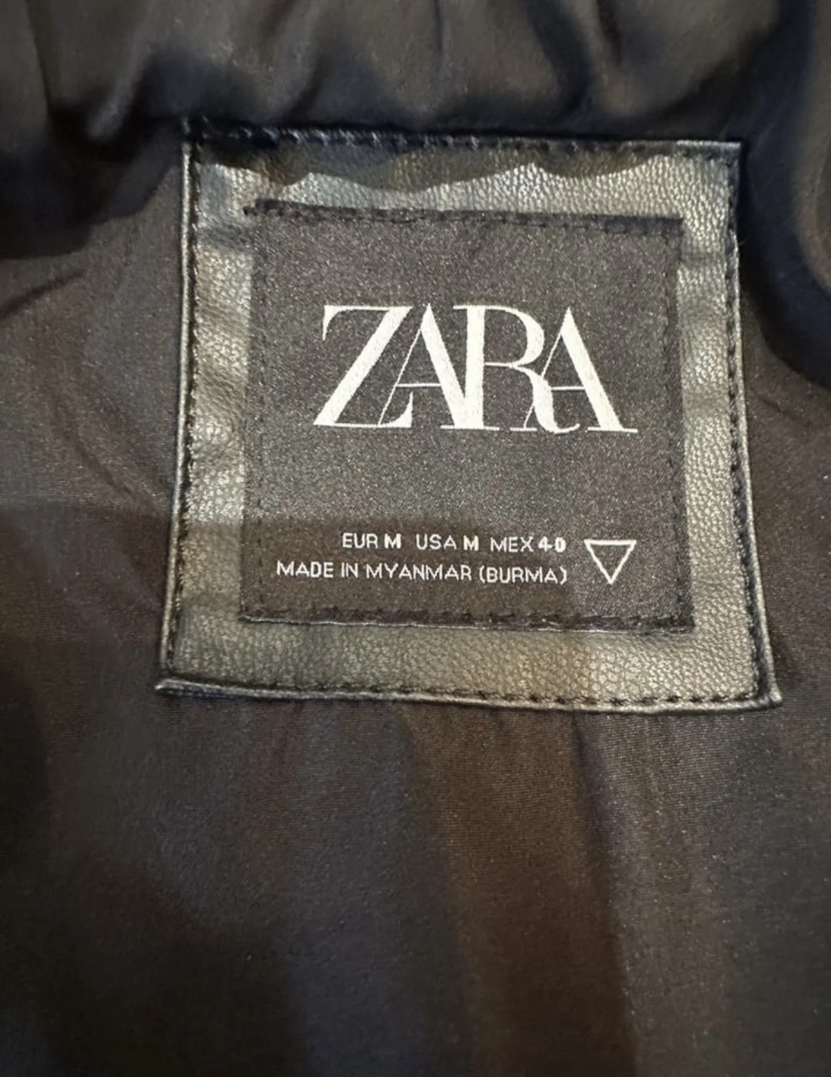 Куртка кожаная женская ZARA - миниатюра 2