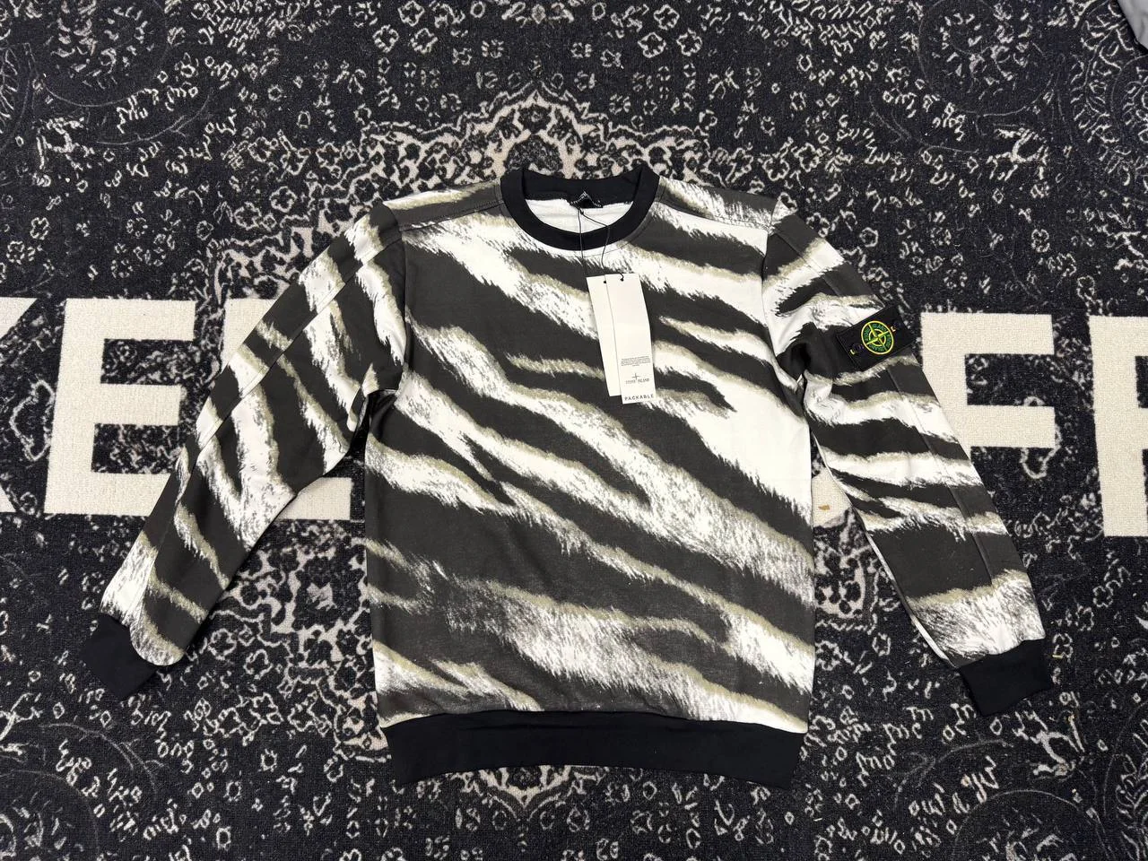 Свитер Stone Island Tiger Camo (Хит 2026) - миниатюра 6