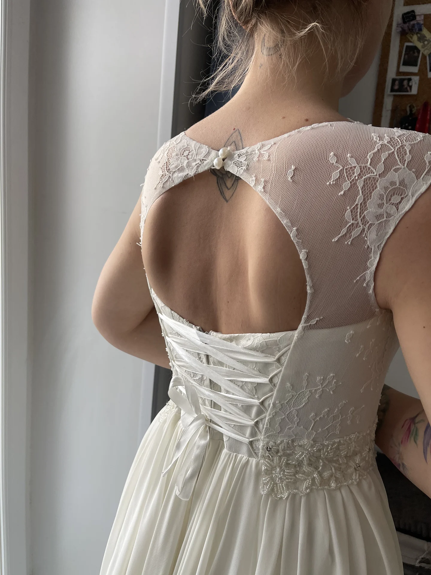 Свадебное платье 44 46 ампир - миниатюра 2