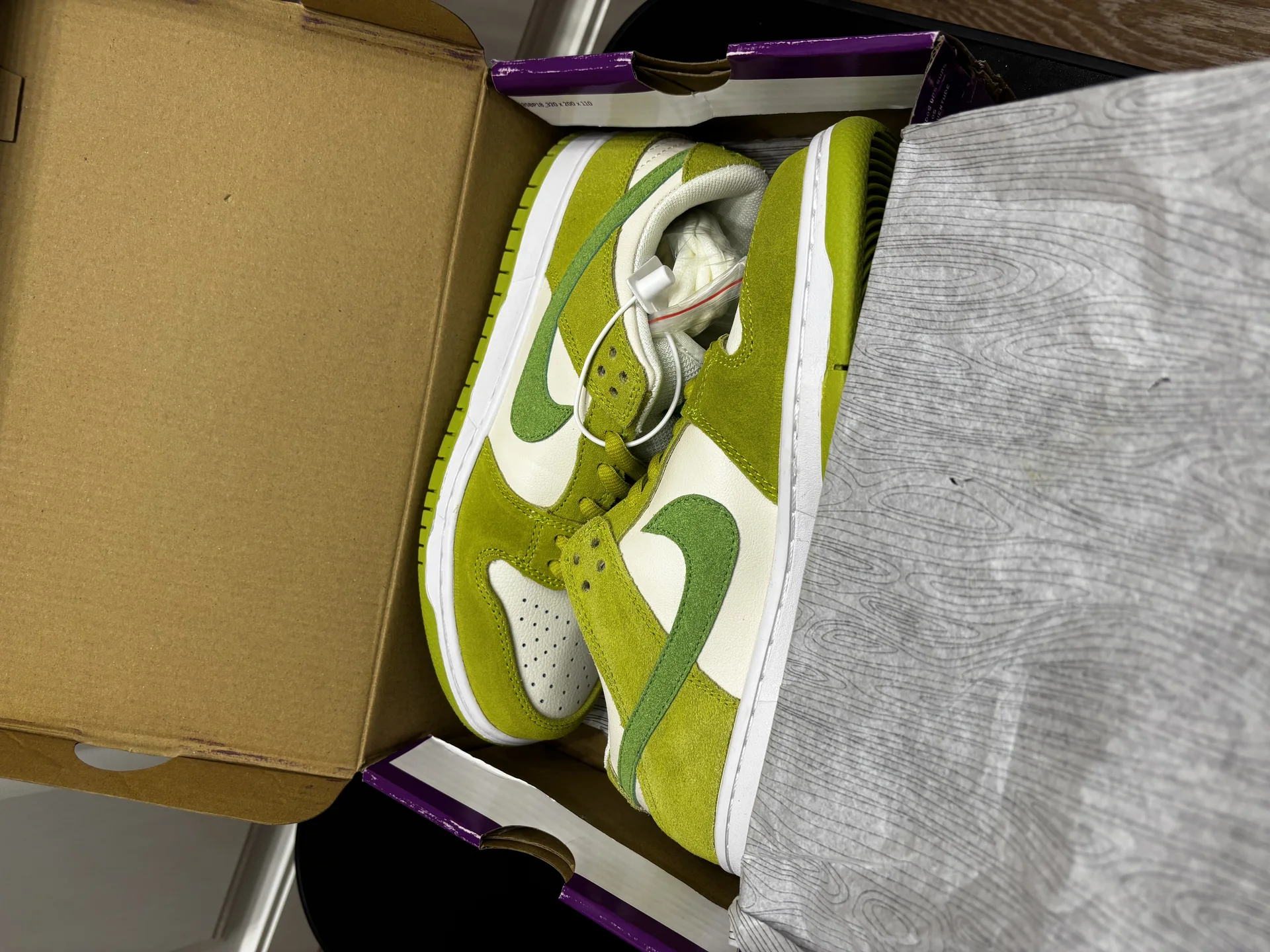 Кроссовки Nike SB Dunk Low Green Apple - миниатюра 4