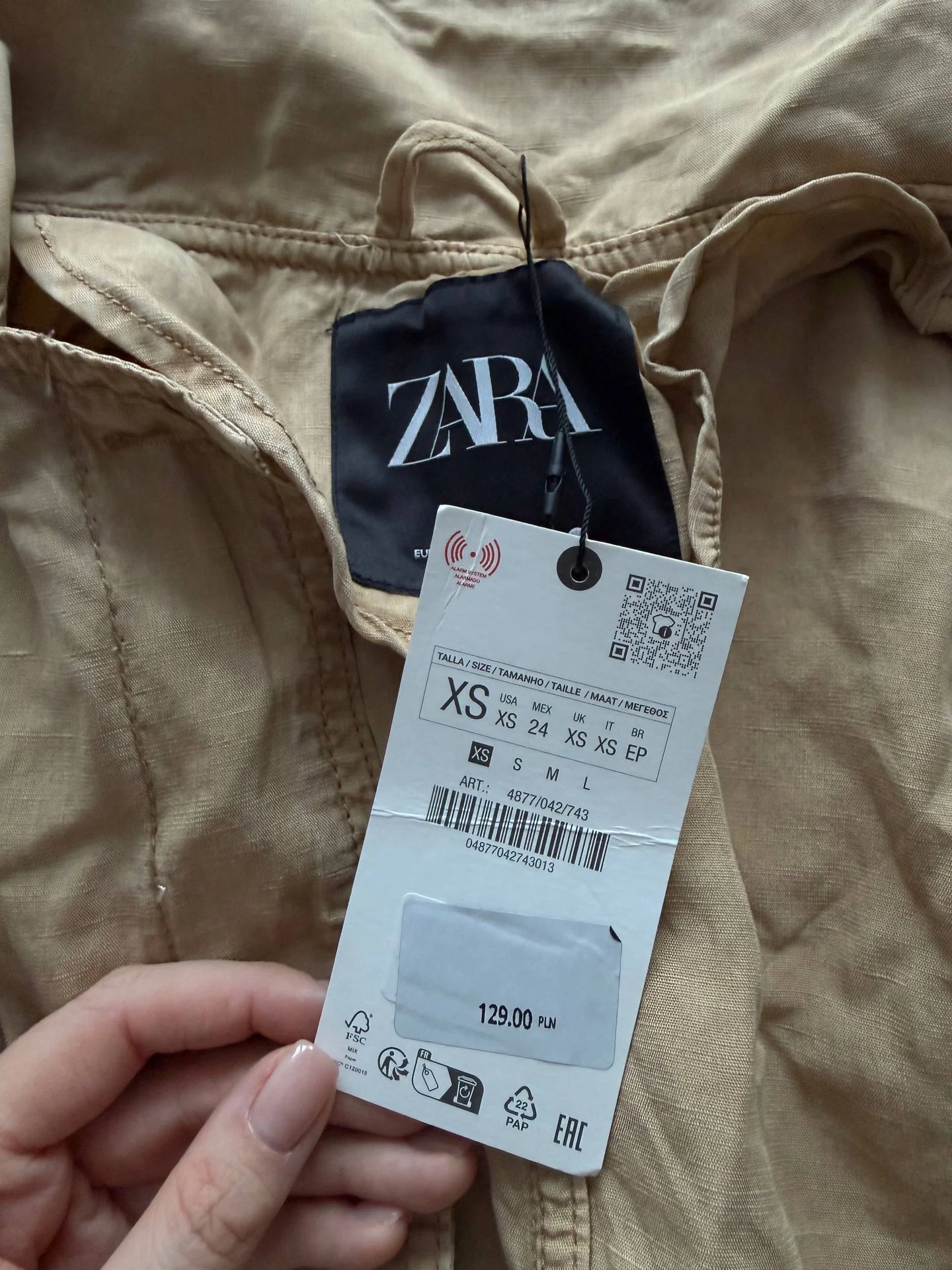 Тренч ZARA новый - миниатюра 2