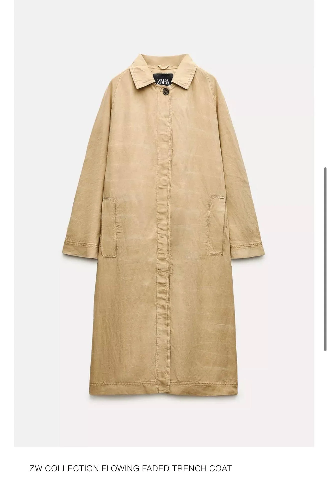 Тренч ZARA новый - миниатюра 3