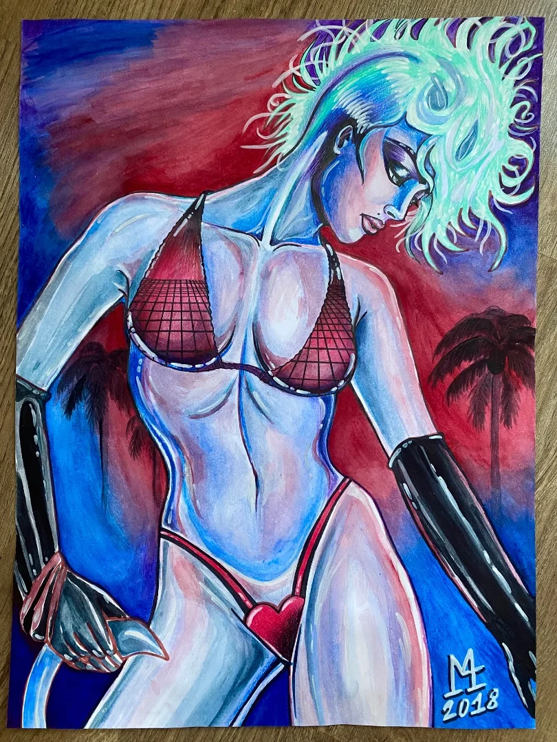 Интерьерная картина Cyberpunk 30 на 40 - изображение 1