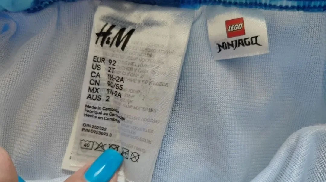 Плавки купальные шорты H&M с принтом Ninjago - миниатюра 4