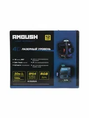 Уровень лазерный 4D PROFI 4 Цвета Максимальная комплектация - миниатюра 14