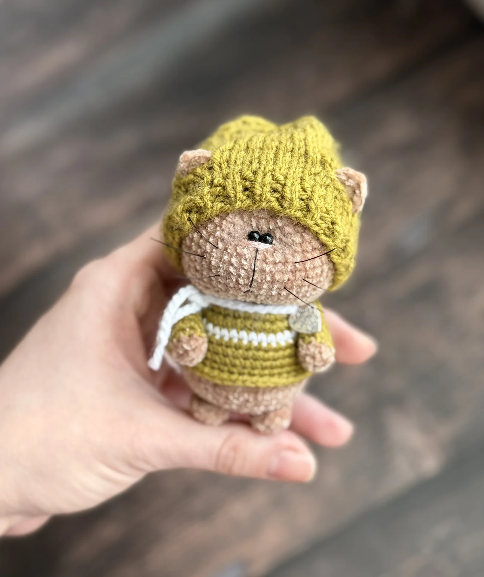 Вязаные игрушки ручной работы - миниатюра 4