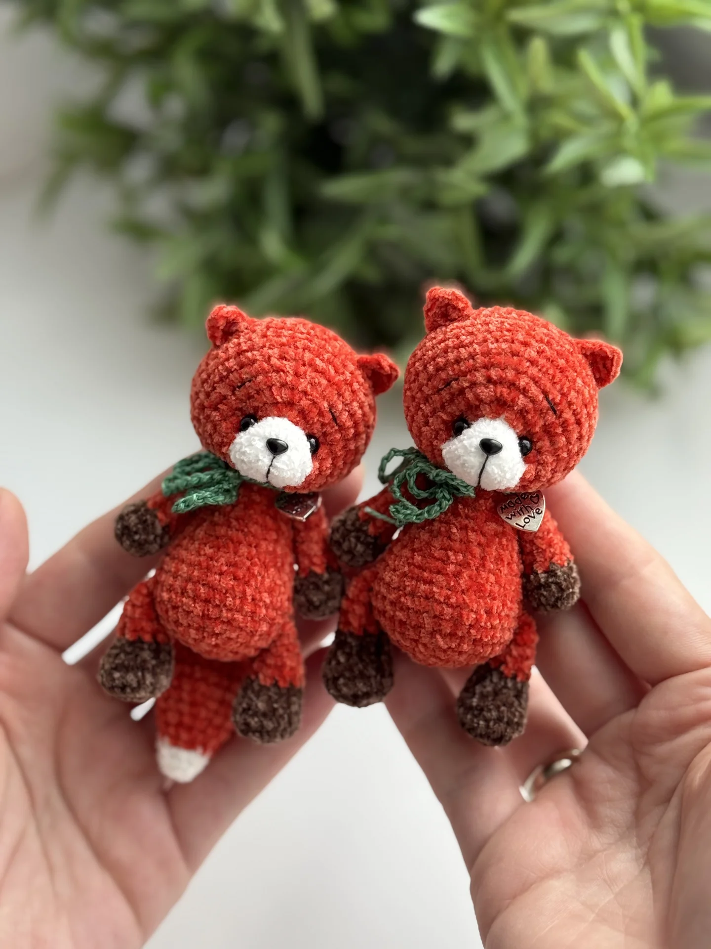 Вязаные игрушки ручной работы - миниатюра 6
