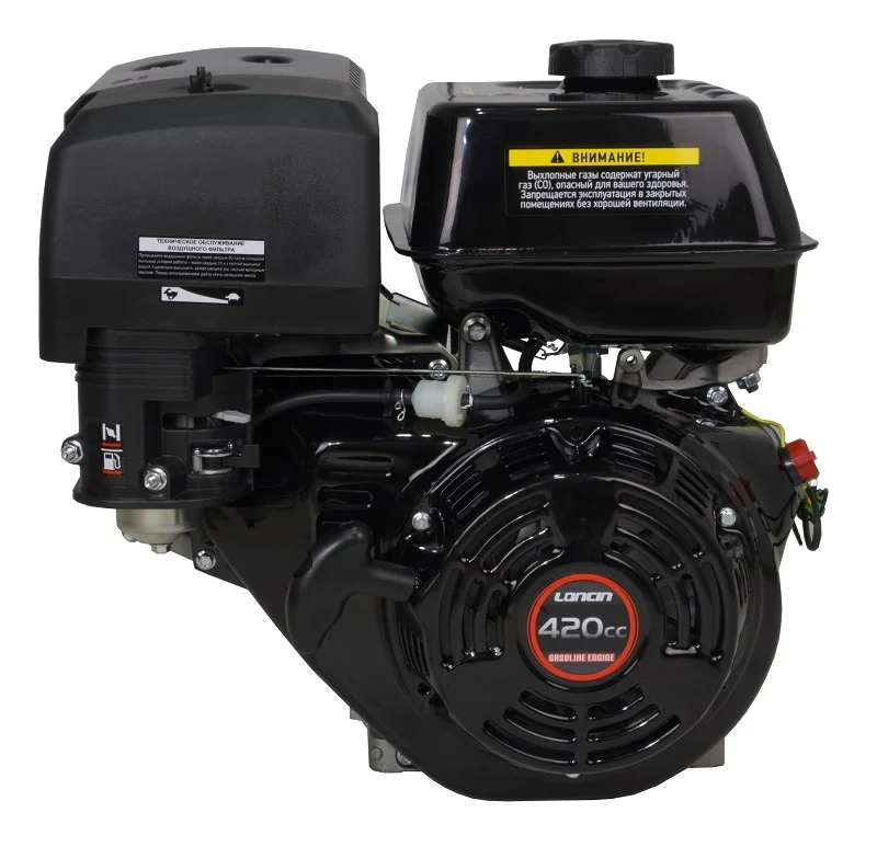 Двигатель Loncin G420FD (L type) конусный вал 105.95мм - изображение 1