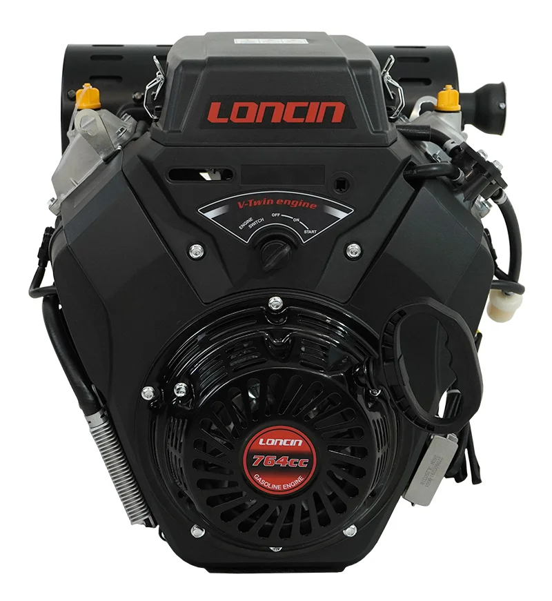 Двигатель Loncin LC2V80FD | 20 Ампер | Вал 25 мм | тросовое управление - изображение 1