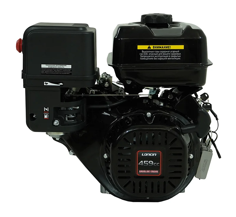 Двигатель Loncin LC192FD (A type) D25 7А (без глушителя) - изображение 1