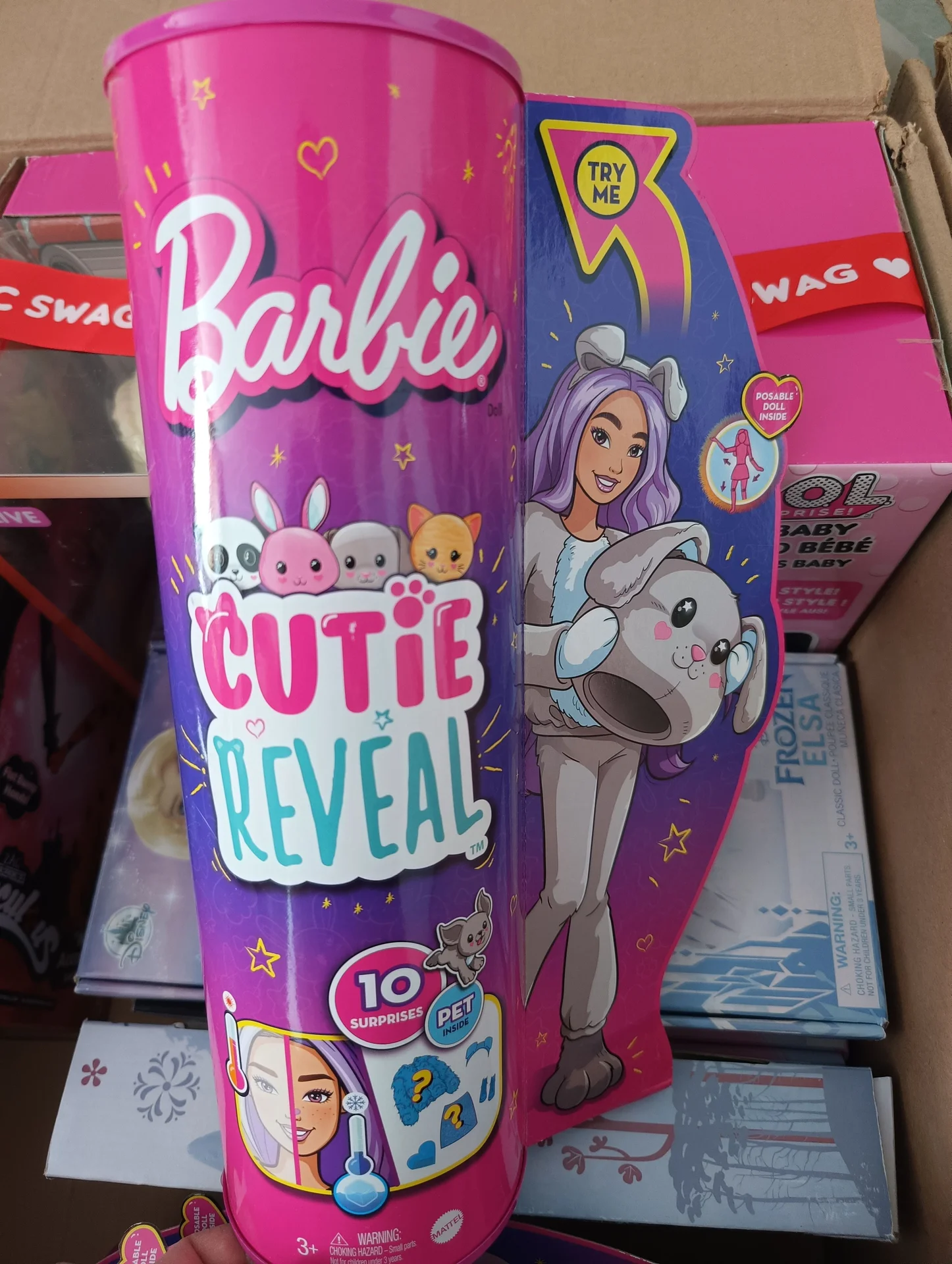 Кукла Barbie Cutie Reveal Милашка-проявляшка Щенок - миниатюра 5