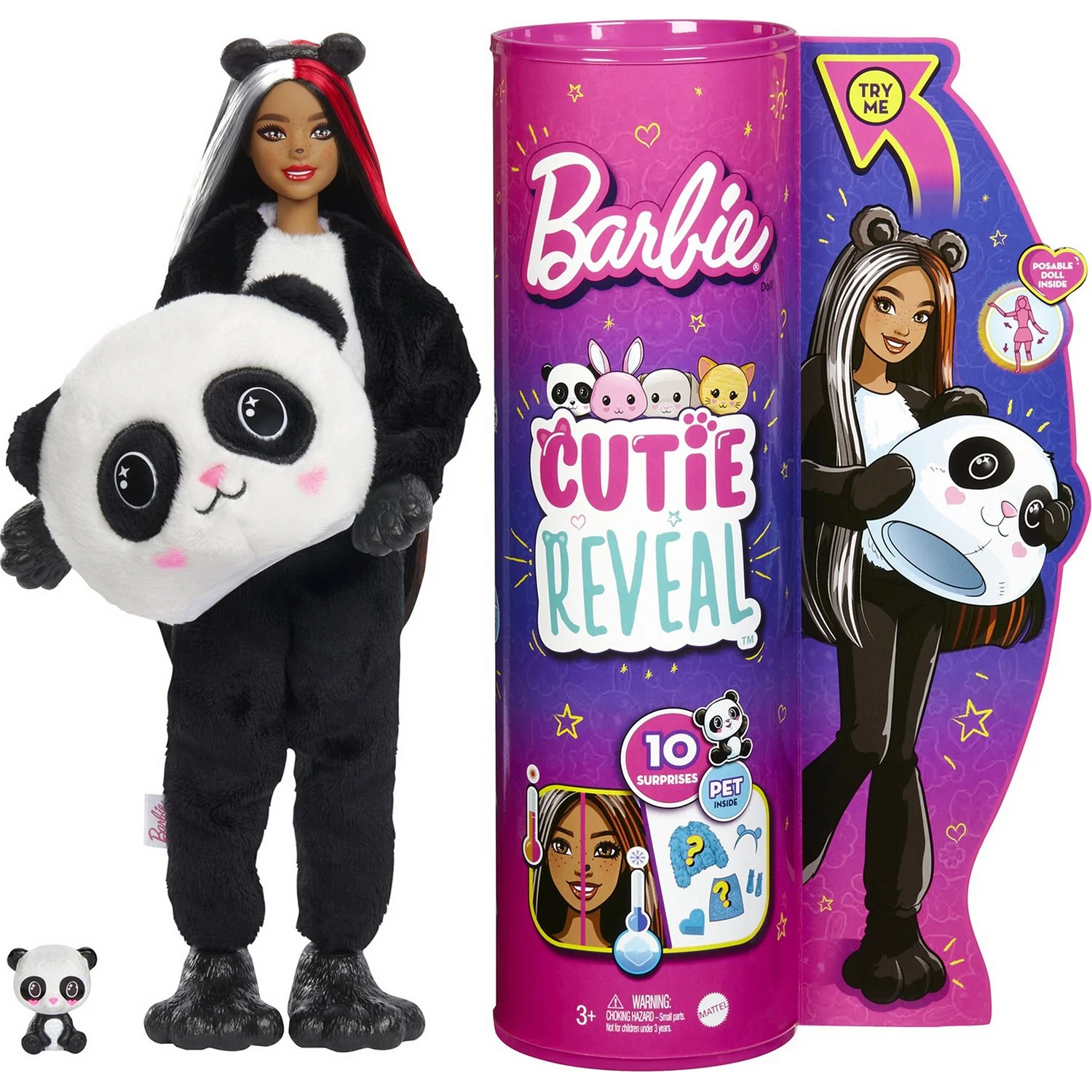 Кукла Barbie Cutie Reveal Милашка-проявляшка Панда - изображение 1