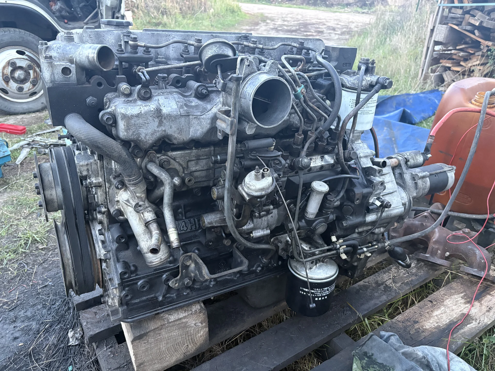 Двигатель Исузу 4hf1 - миниатюра 2