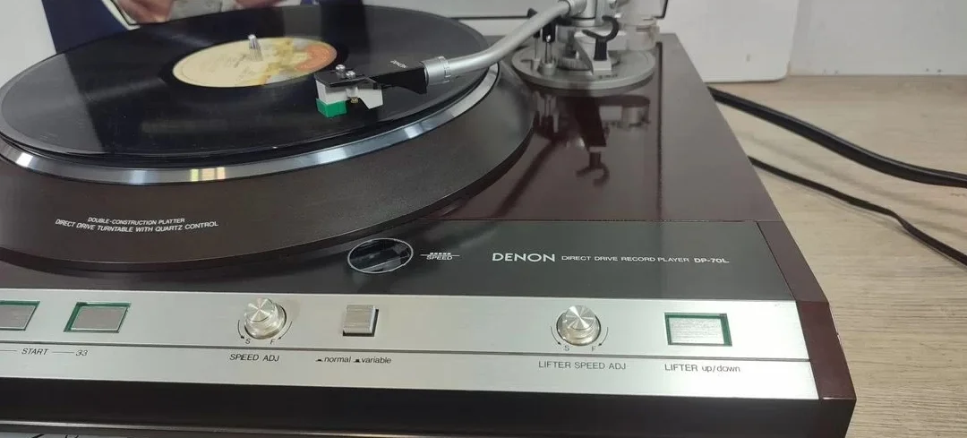 Проигрыватель винила Denon DP-70L. Japan. идеал - миниатюра 2