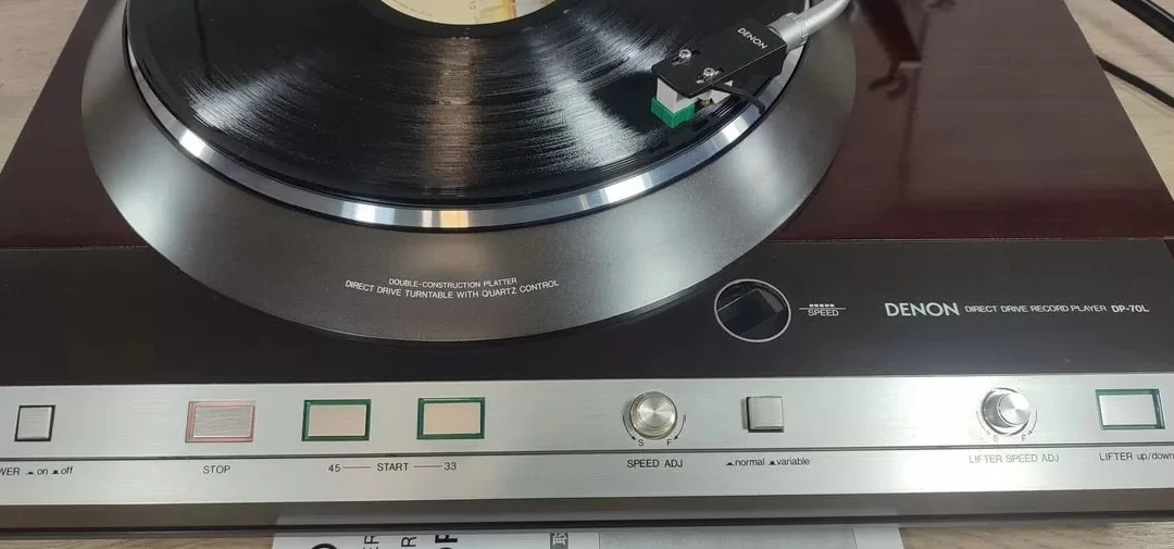 Проигрыватель винила Denon DP-70L. Japan. идеал - миниатюра 3