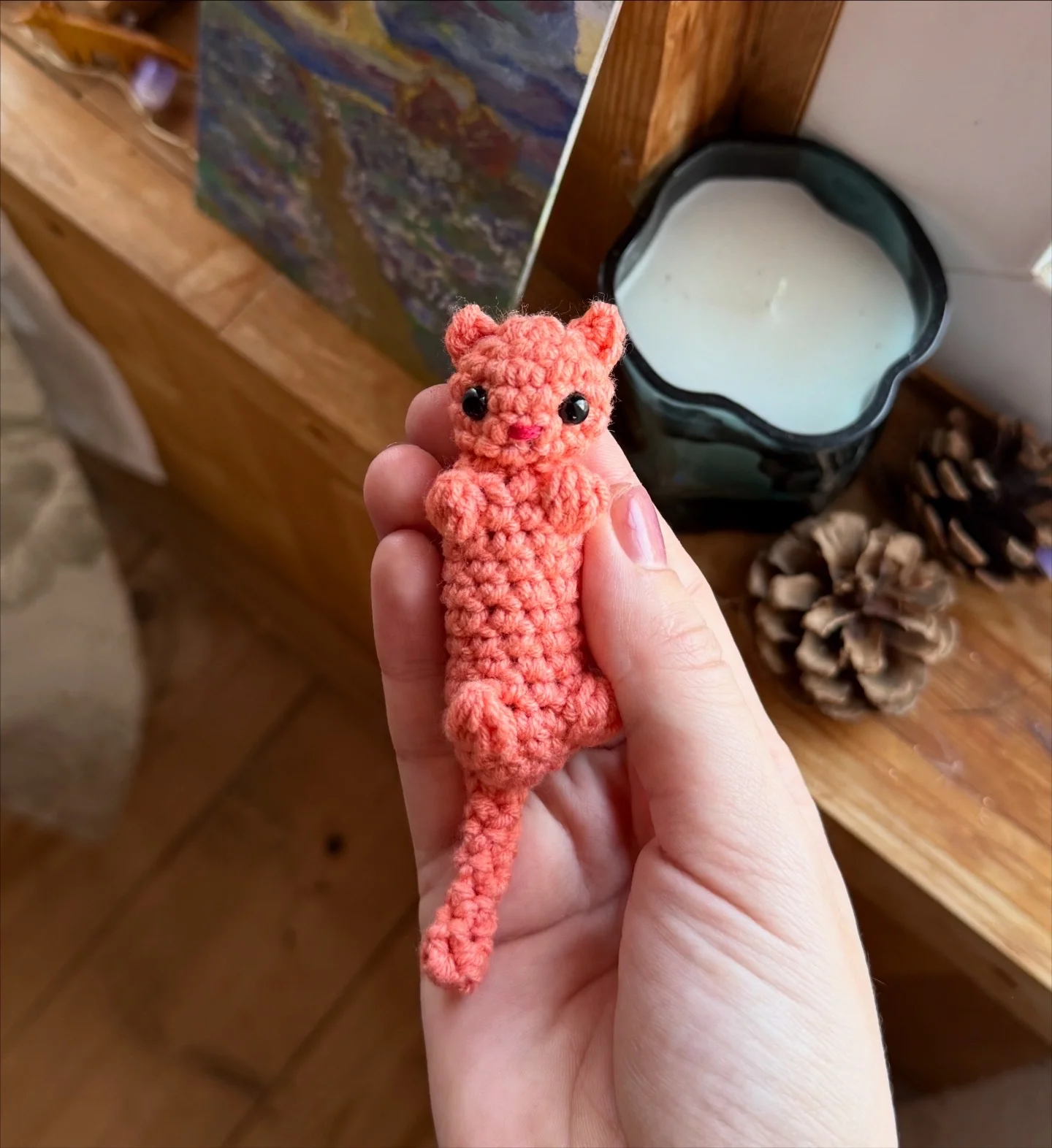 вязаная игрушка трендовая щелкающая внутри - миниатюра 5
