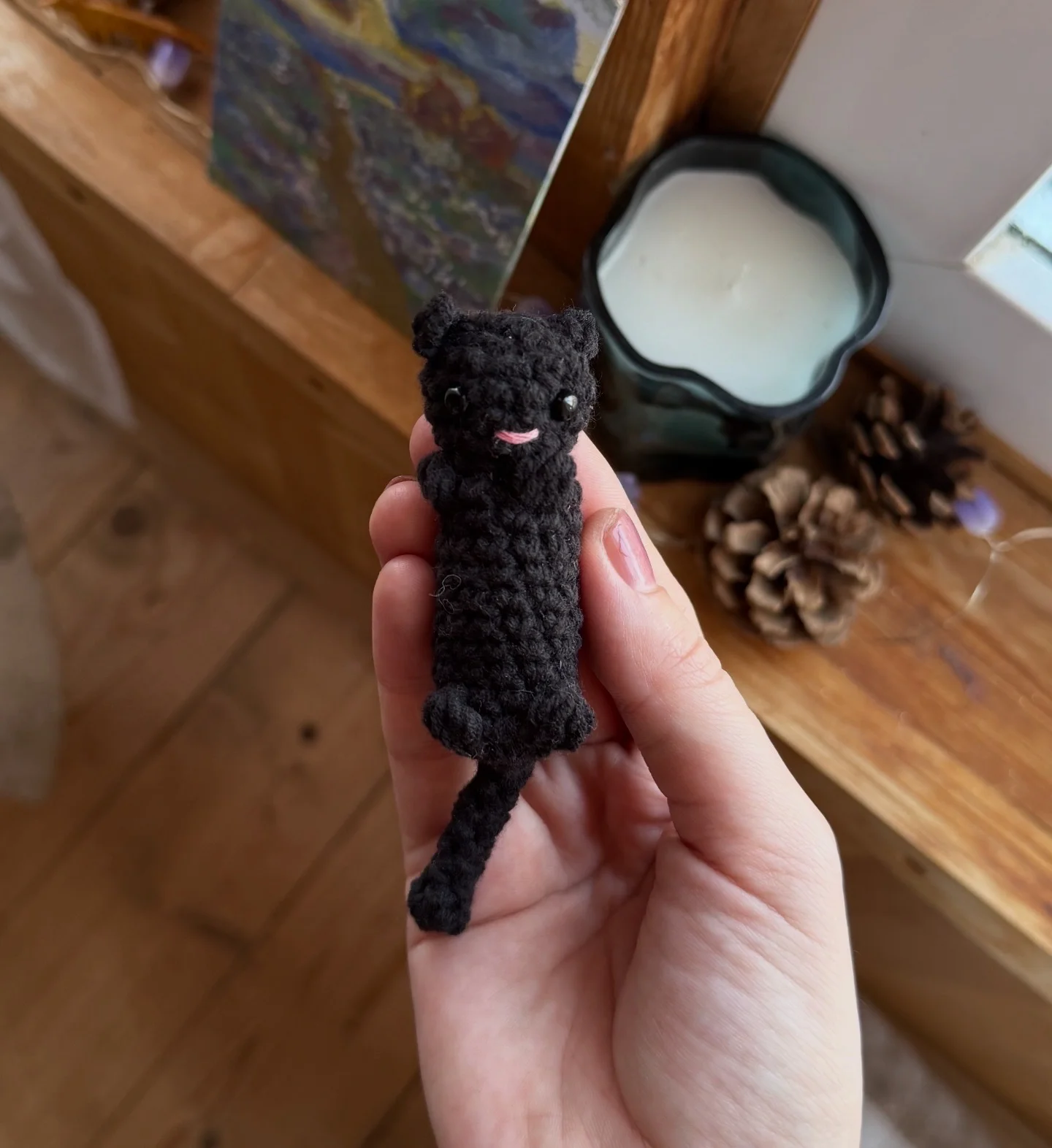 вязаная игрушка трендовая щелкающая внутри - миниатюра 7