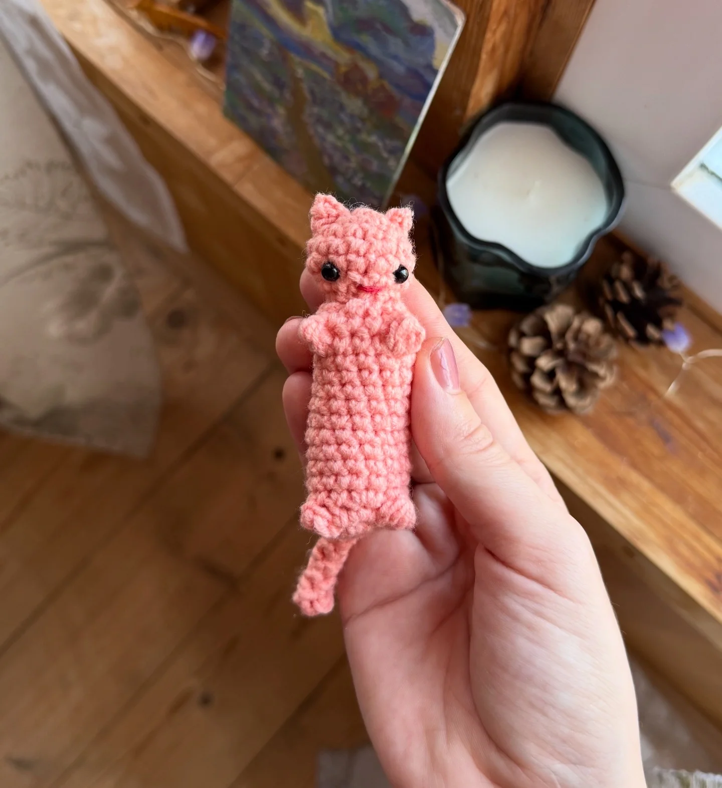 вязаная игрушка трендовая щелкающая внутри - миниатюра 8