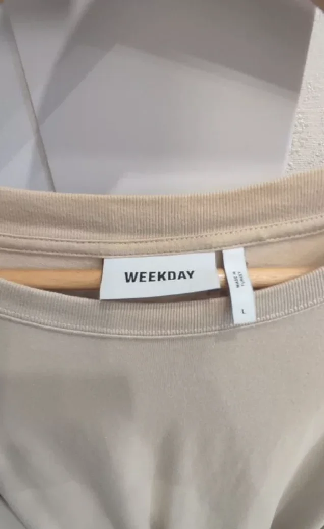Лонгслив с котиком Weekday - миниатюра 3