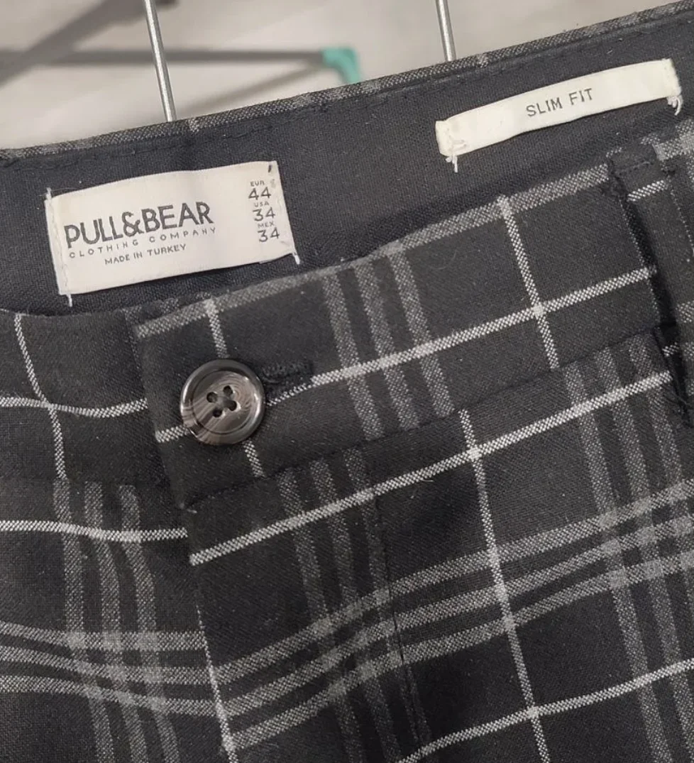 Штаны Pull&Bear клетчатые - миниатюра 2