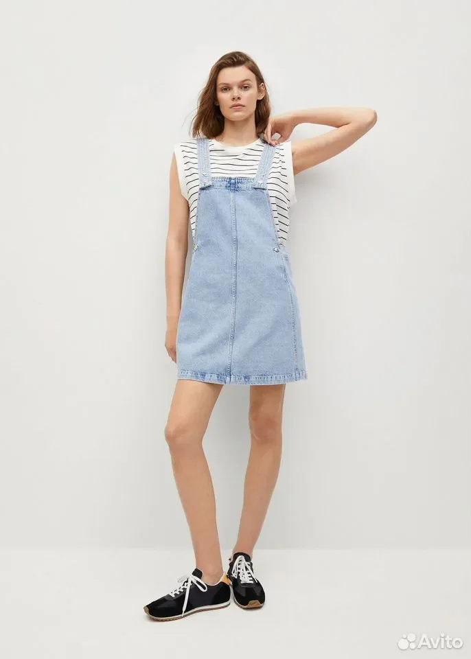 Джинсовый сарафан Mango, XS - миниатюра 7