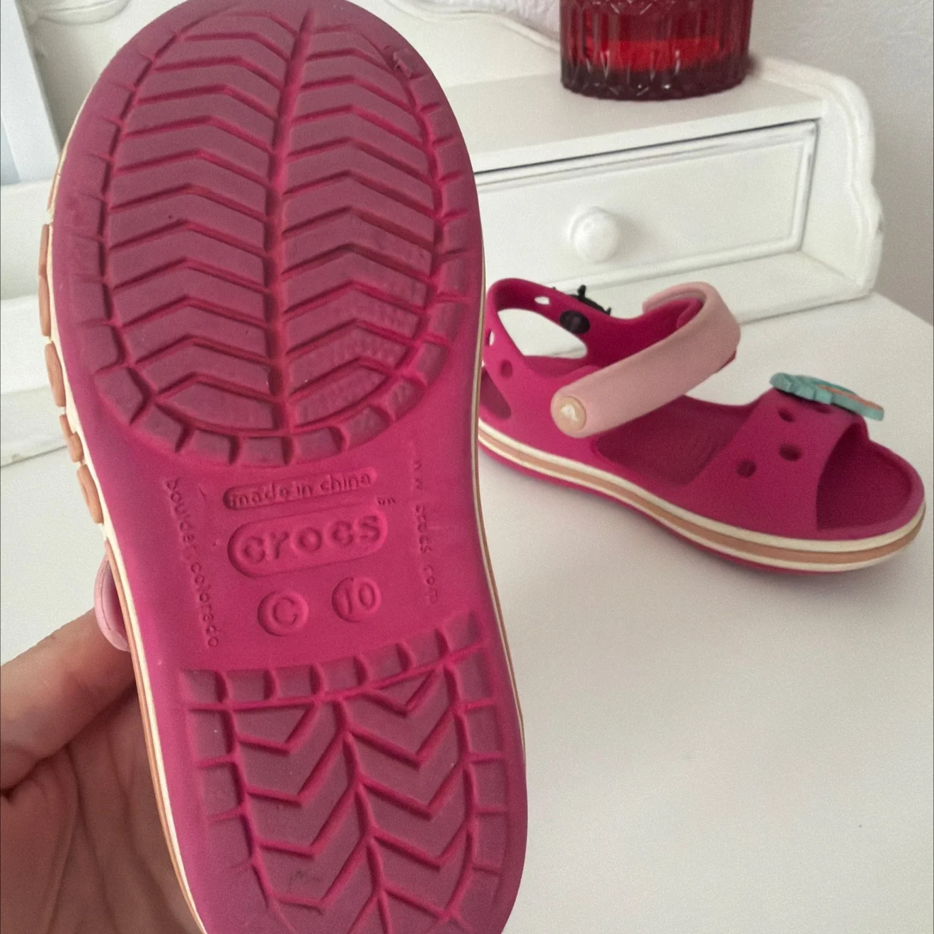 crocs сандали для девочки - миниатюра 2