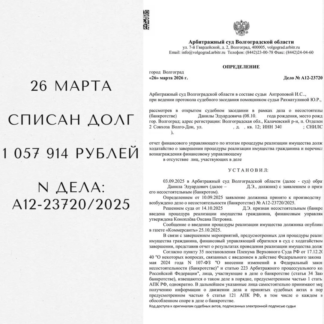 Банкротство/списание Долгов физических лиц - миниатюра 2