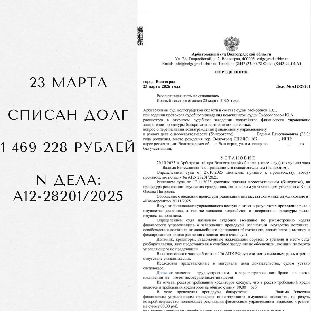 Банкротство/списание Долгов физических лиц - миниатюра 4