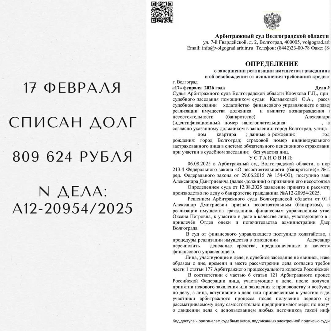 Банкротство/списание Долгов физических лиц - миниатюра 5