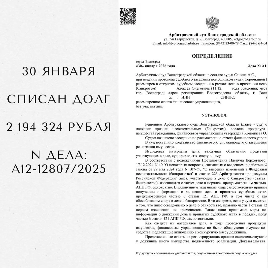 Банкротство/списание Долгов физических лиц - миниатюра 7