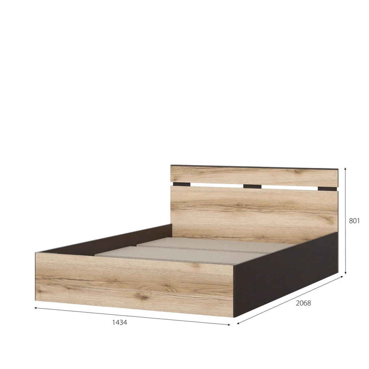 Кровать двуспальная 140×200 Берген - миниатюра 2