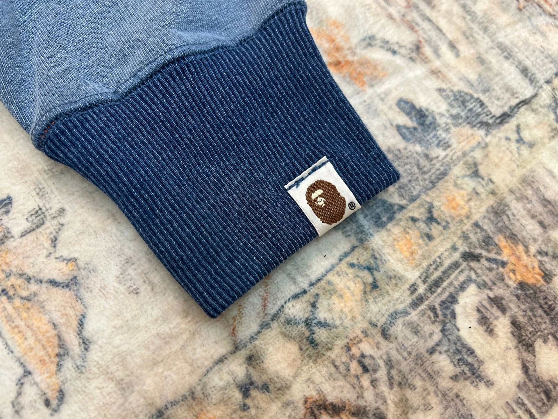 Зип худи Bape Indigo - миниатюра 6