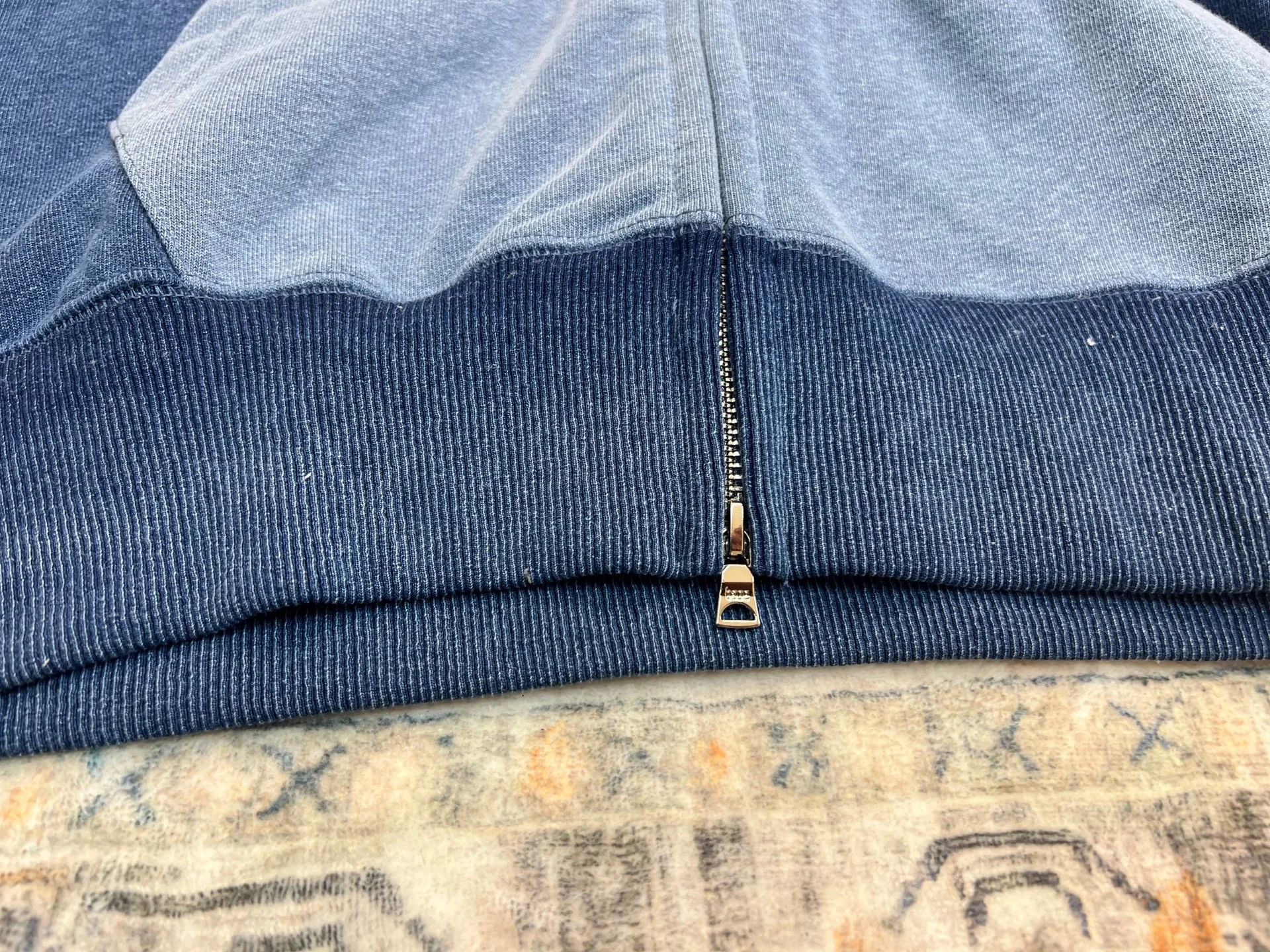 Зип худи Bape Indigo - миниатюра 7