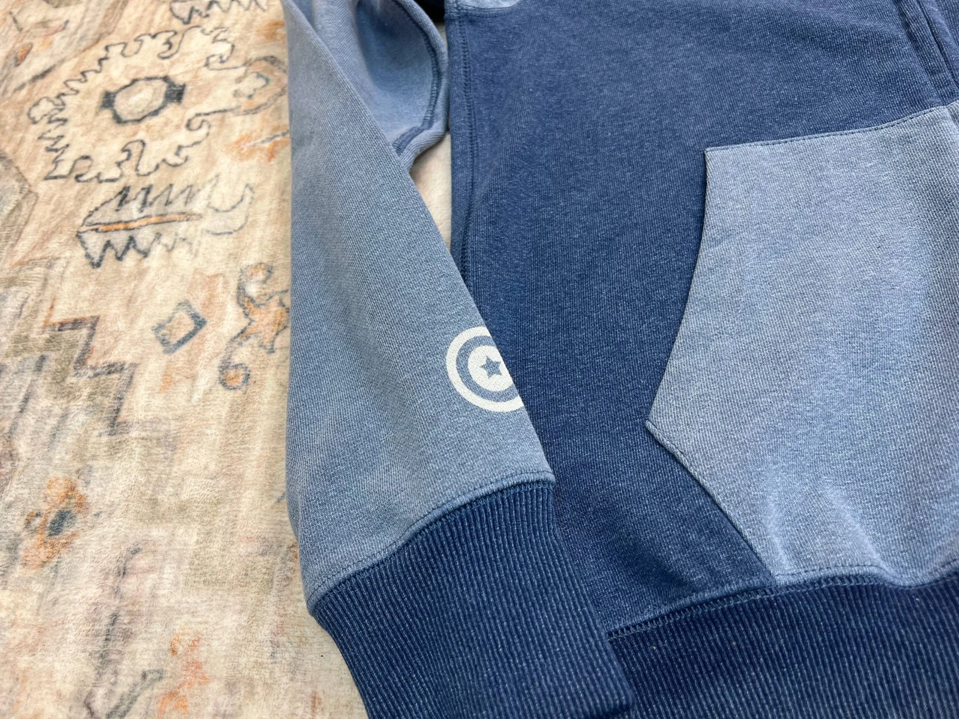 Зип худи Bape Indigo - миниатюра 9