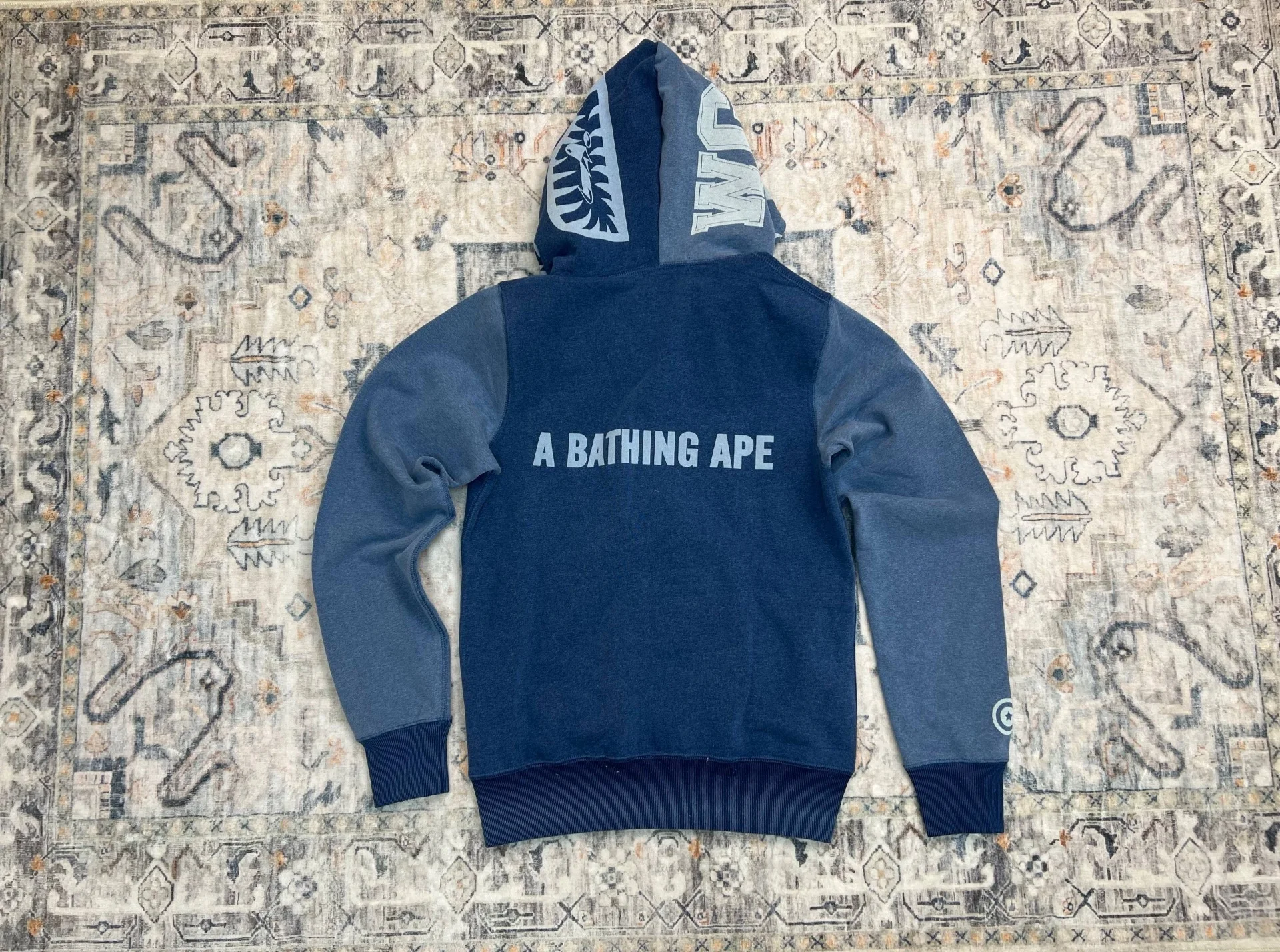 Зип худи Bape Indigo - миниатюра 10
