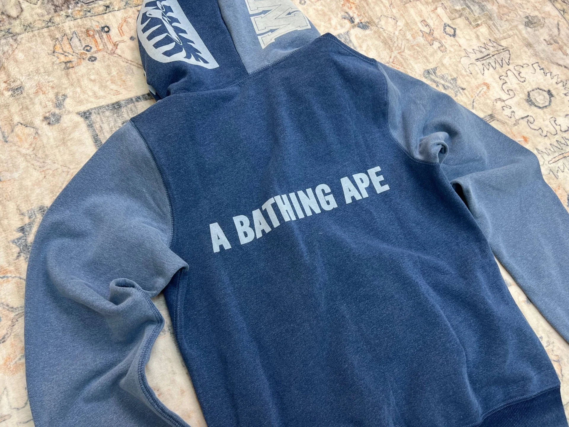 Зип худи Bape Indigo - миниатюра 11