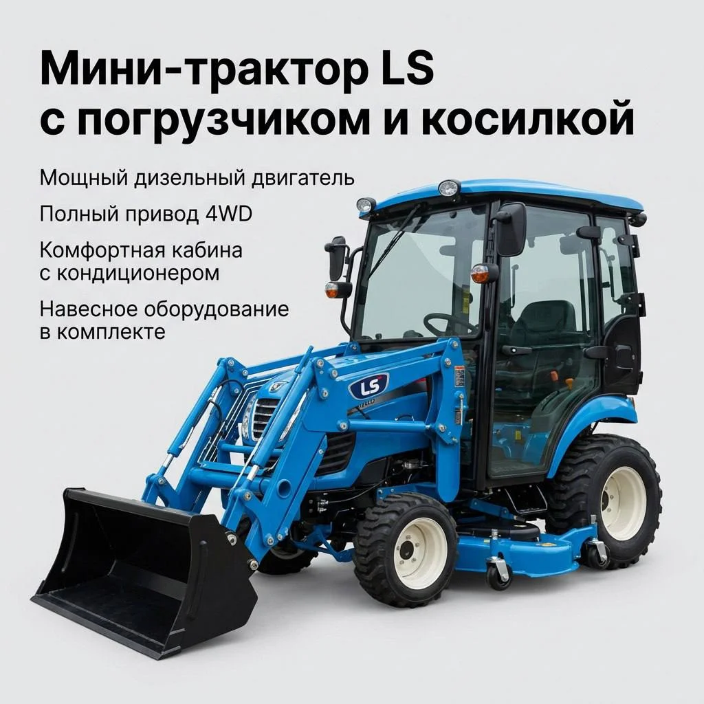 Минитрактор Yanmar LS MT1.25 HST - изображение 1