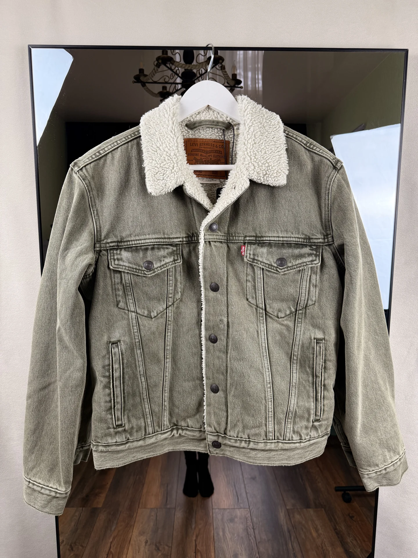 Куртка джинсовая шерпа мужская Levi’s - изображение 1