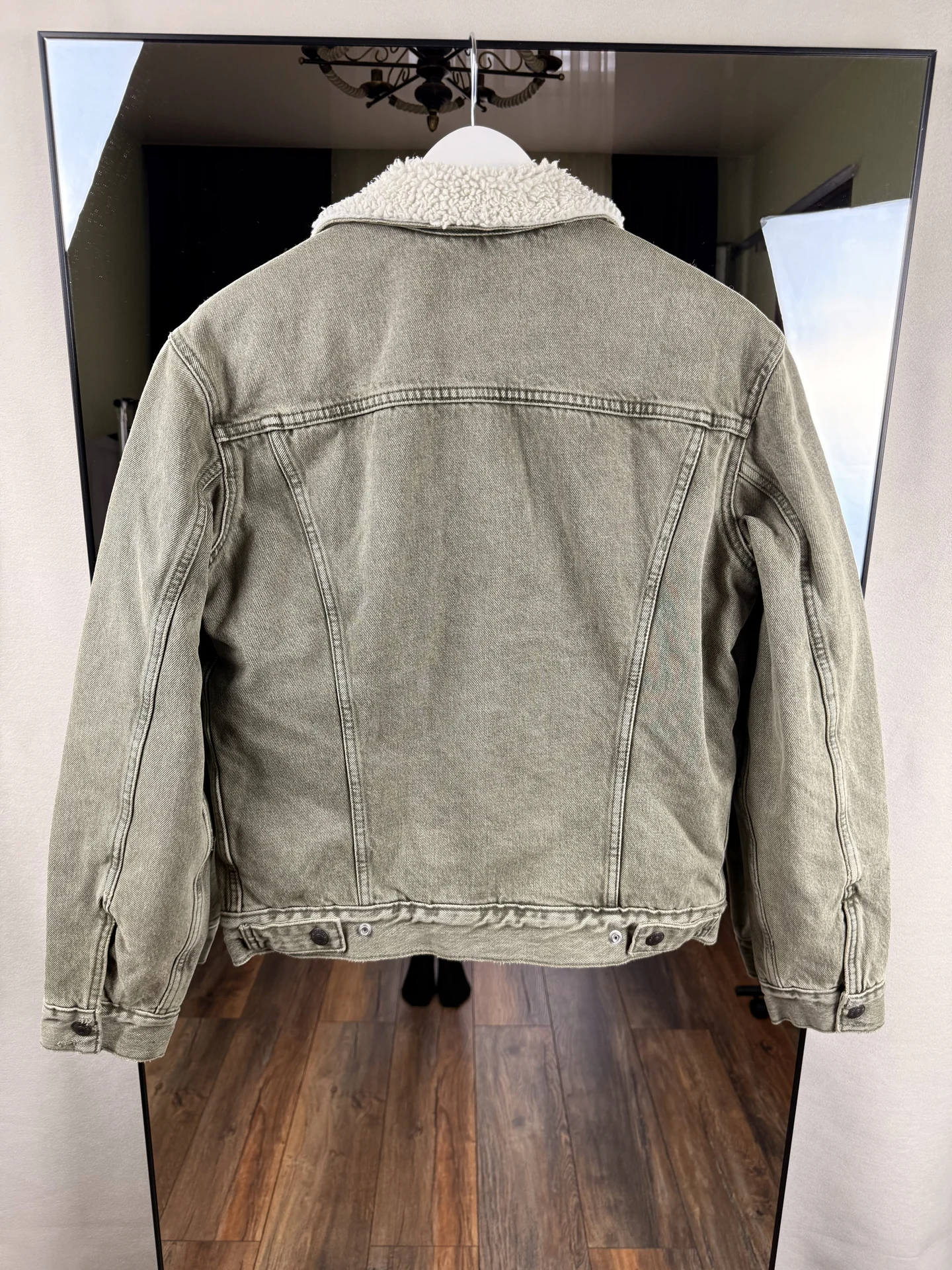 Куртка джинсовая шерпа мужская Levi’s - миниатюра 8