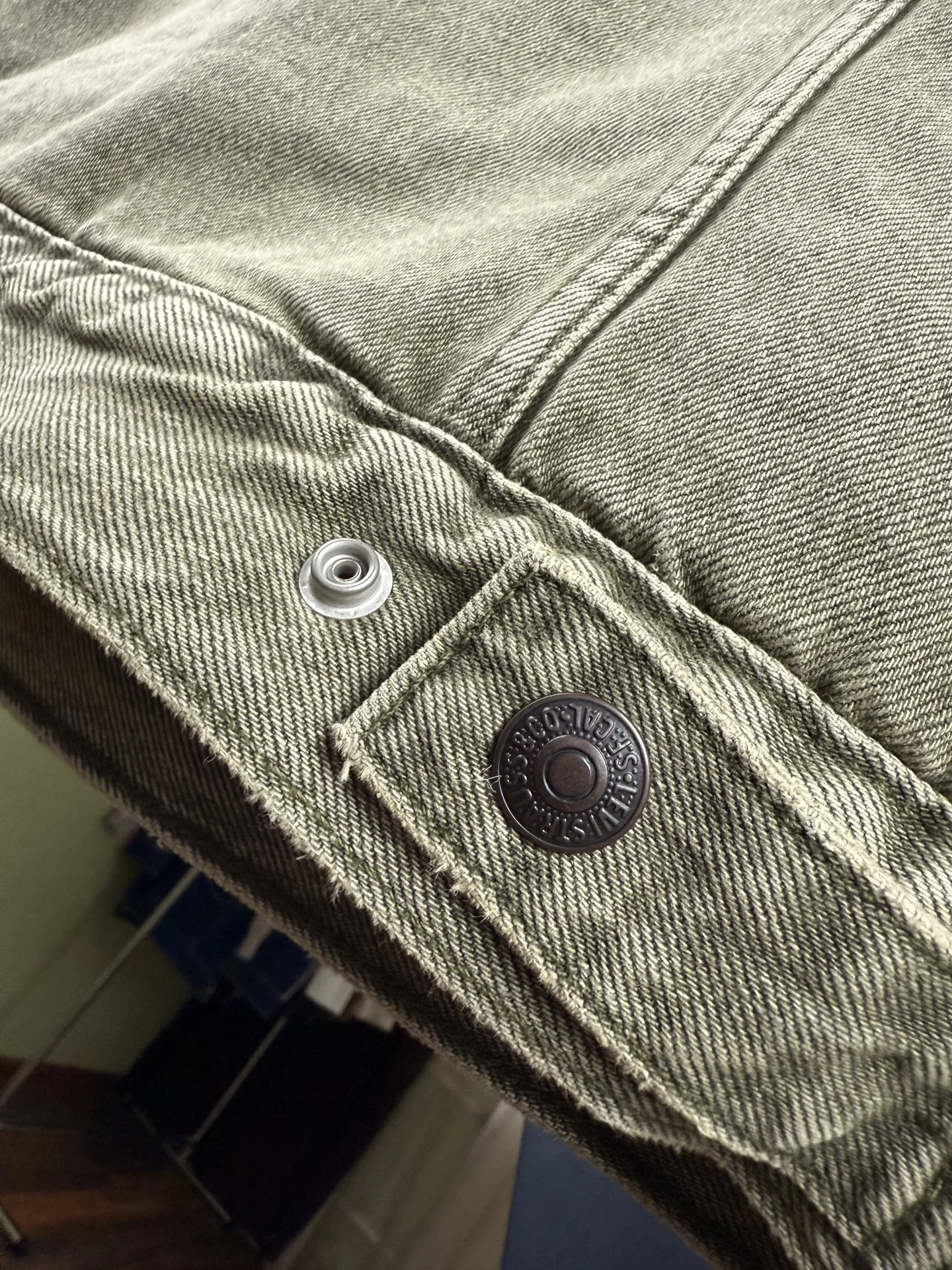 Куртка джинсовая шерпа мужская Levi’s - миниатюра 9