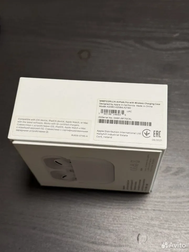 Наушники Apple AirPods Pro 1 оригинал - миниатюра 3