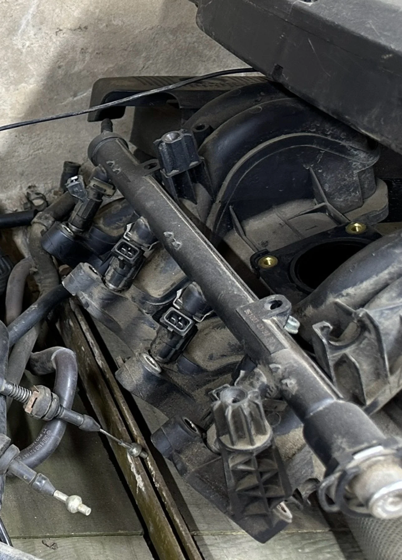 Впускной коллектор с форсунками vw lupo - миниатюра 2