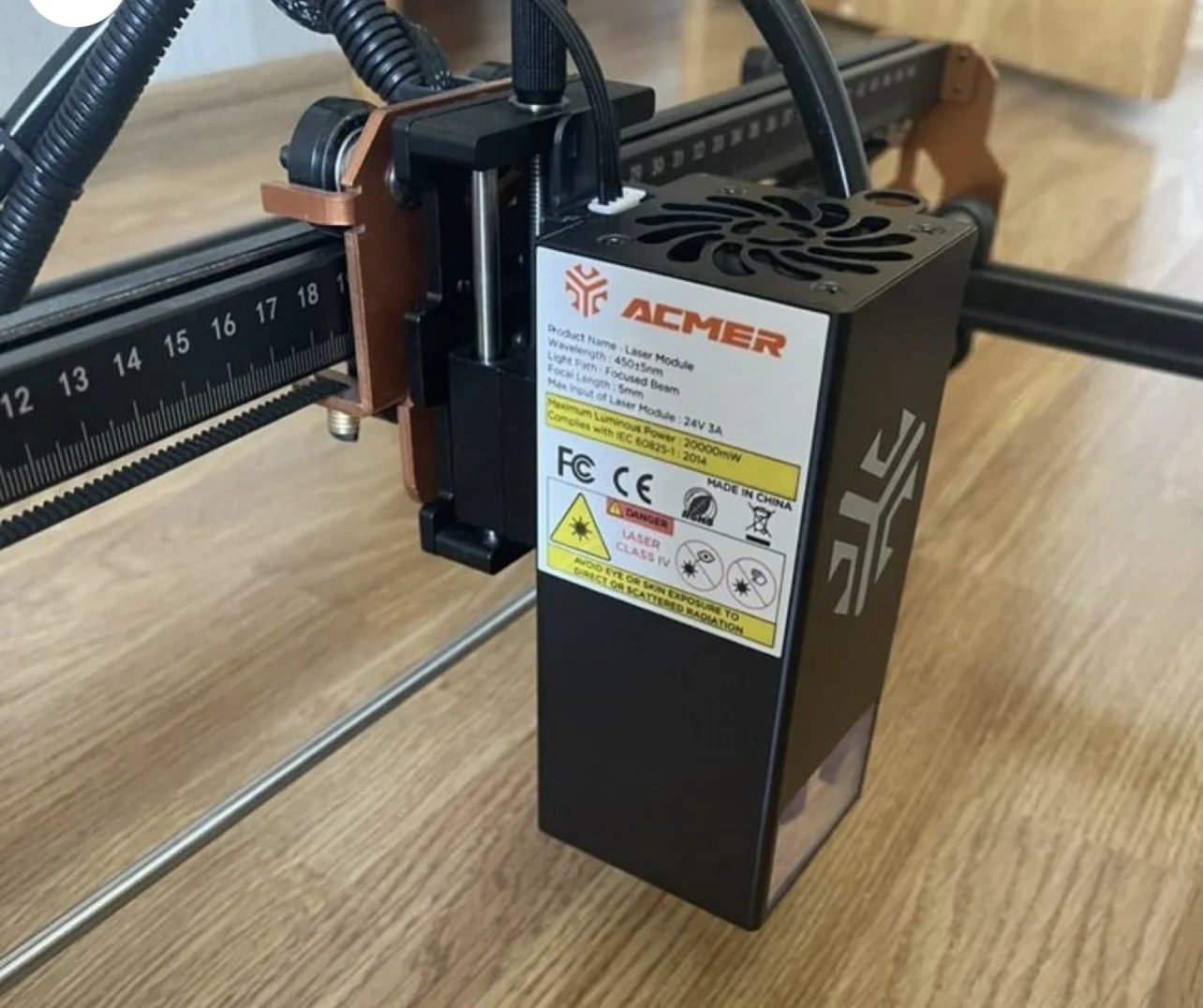 Лазерный гравер Acmer P1 S Pro 20W - миниатюра 2