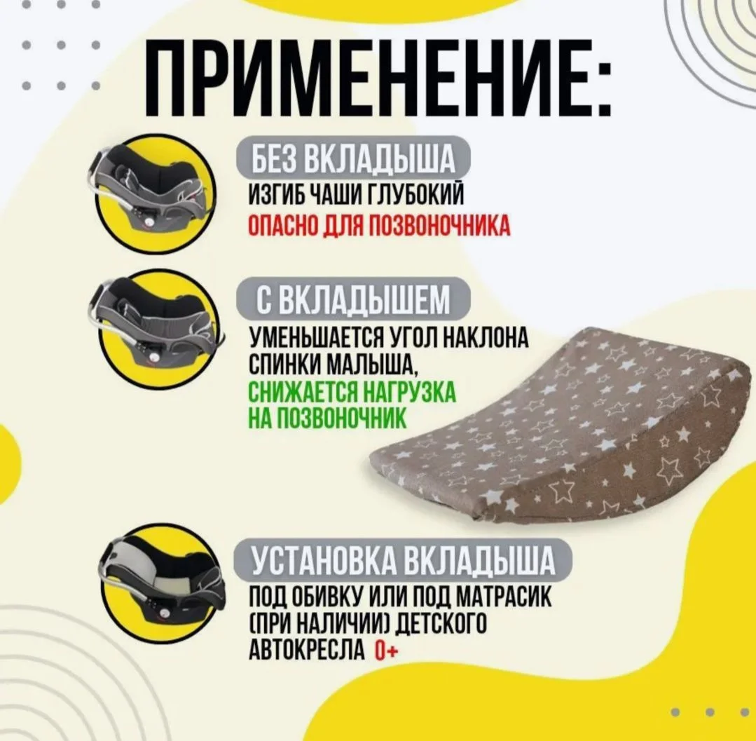 Анатомический вкладыш с чехлом. - миниатюра 3